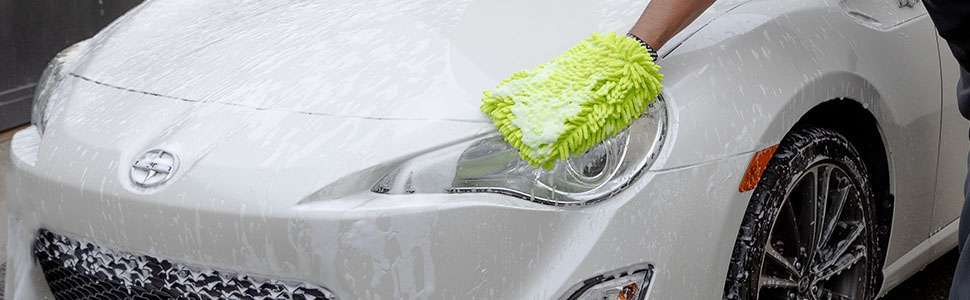 microfiber wash mitt