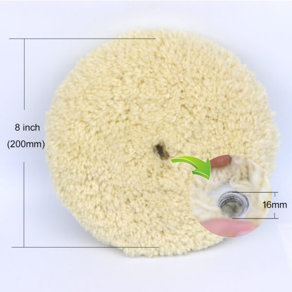 8 inch wool buffing pad