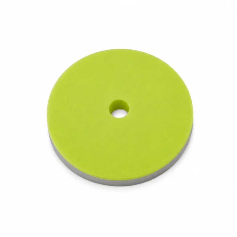 Unbranded polishing pad on a white background — draft reference mockup