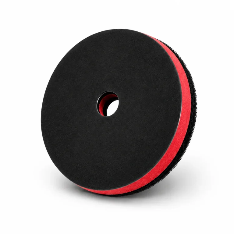Unbranded polishing pad on a white background — draft reference mockup