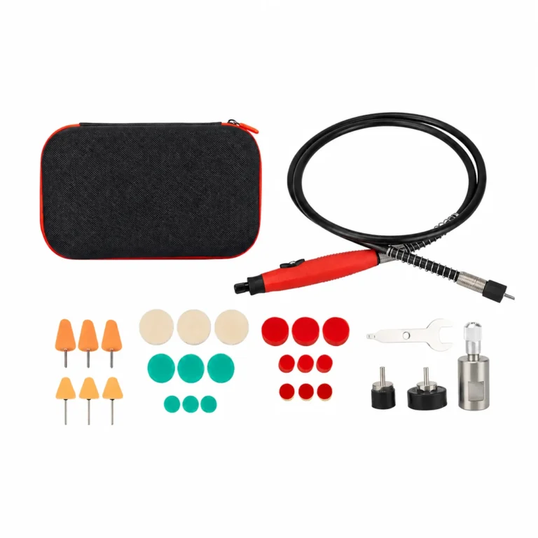 Unbranded polishing pad on a white background — draft reference mockup