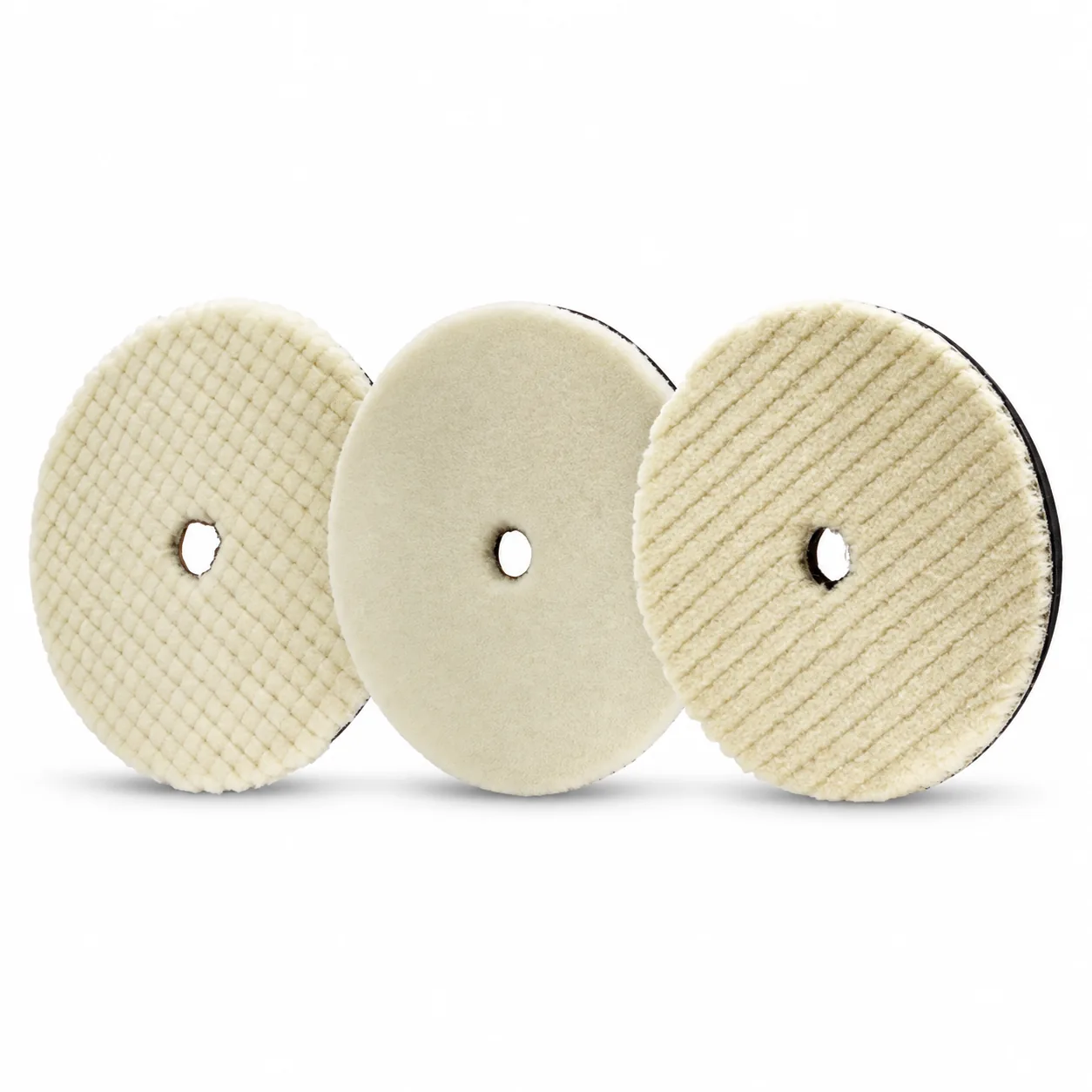 Short-Pile Wool Polishing Pads – 50–180 mm
